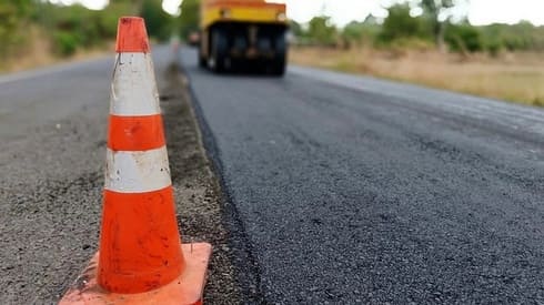 Ремонт автотрас на Житомирщині.