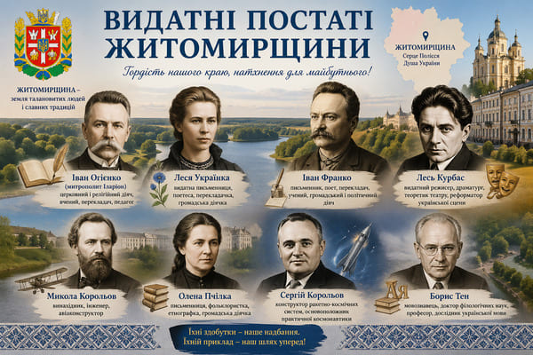 Видатні постаті Житомирщини